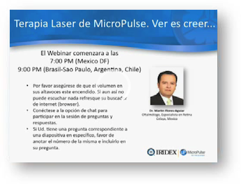 Terapia Laser de MicroPulse. Ver para creer..